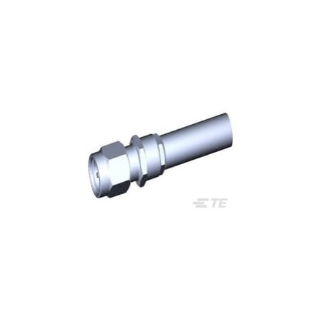 Te Connectivity Connector Assembly, Straight, Solder and Clamp, RG 188A, RG 316, RG 188, RG 174 1051791-1